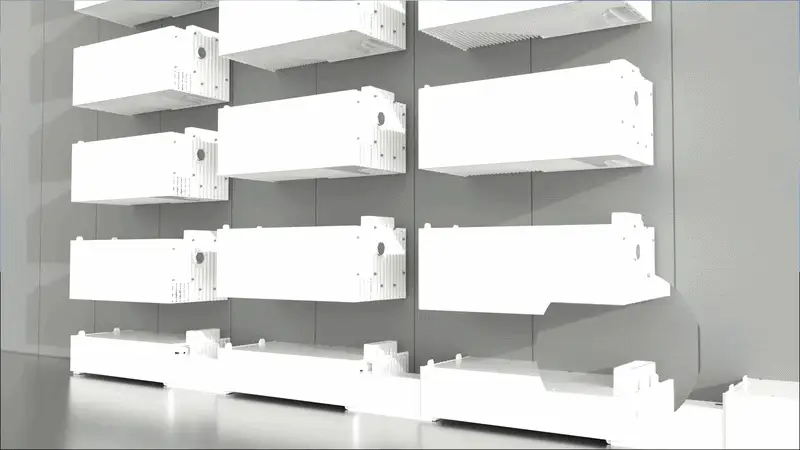 ดีไซน์แบบ Modular ติดตั้งแบบวางซ้อนกันได้